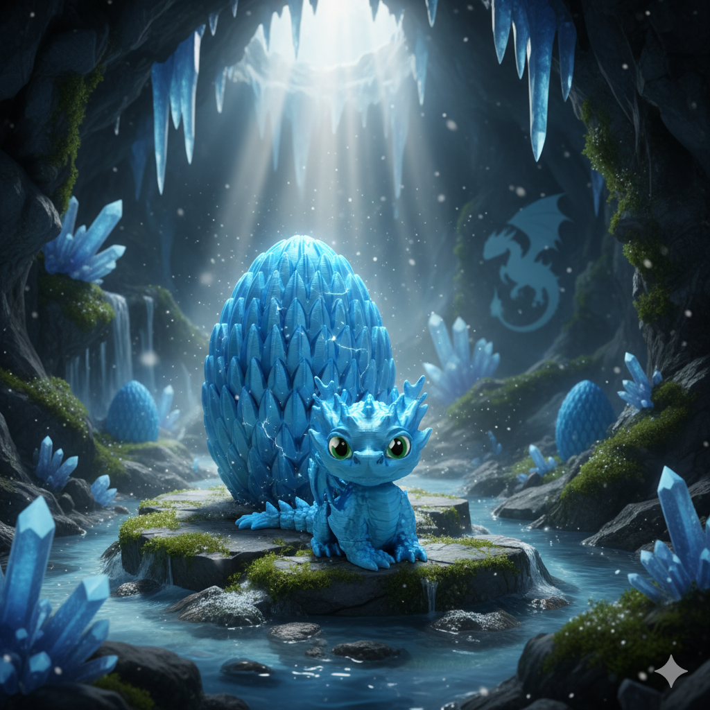 Blauer-Drache im Ei Ansicht 5